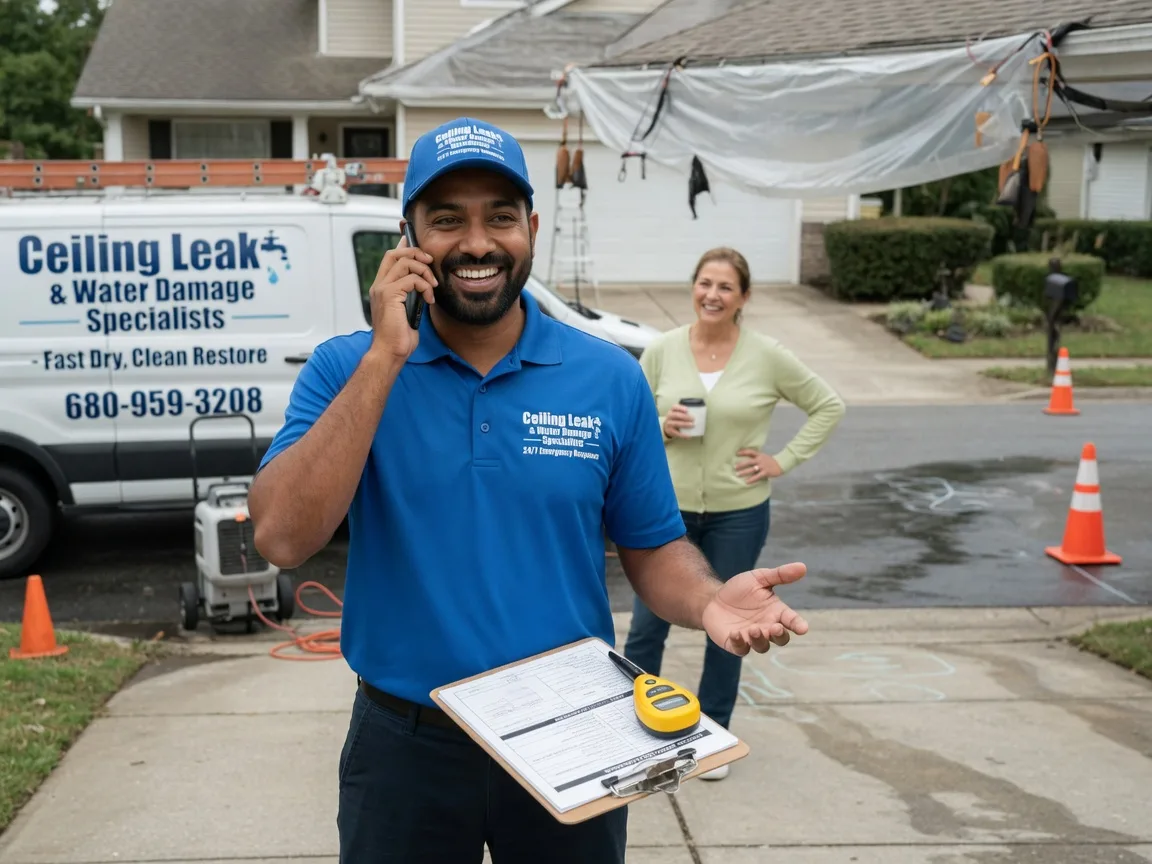 Ceiling Leak Cleanup Agency, IA FAQs
